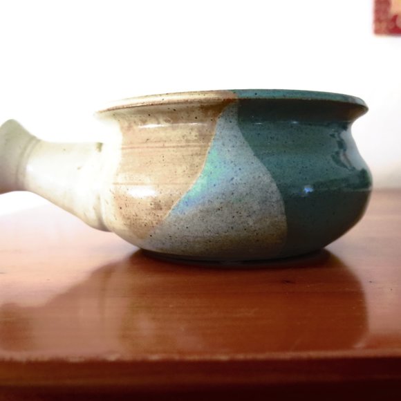 Handmade Pottery French Onion Chili Soup Mug Bowl - Picture 6 of 11